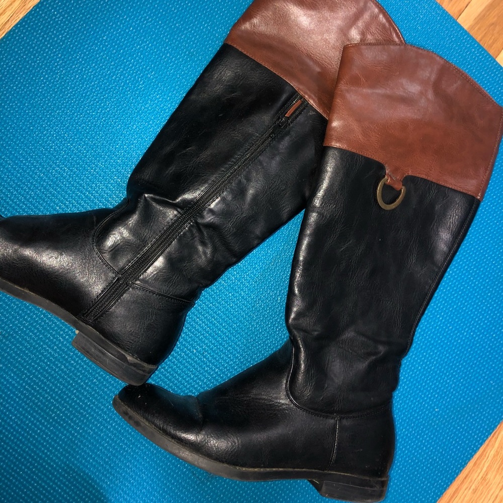 Mid calf fashion boots